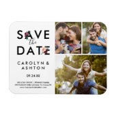 Blume | Maroon 3 Foto Save the Date Magnet (Horizontal)