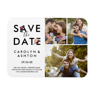Blume   Maroon 3 Foto Save the Date Magnet