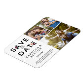 Blume | Maroon 3 Foto Save the Date Magnet (Linke Seite)