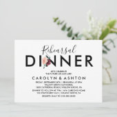 Blume | Maroon Probe Dinner Einladung (Stehend Vorderseite)