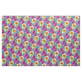 Blume Maroon und Gelb Stoff (Yard (91,4 cm))