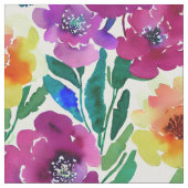 Blume Maroon und Gelb Stoff (Nahaufnahme)