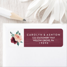 Blume | Maroon Watercolor Wedding