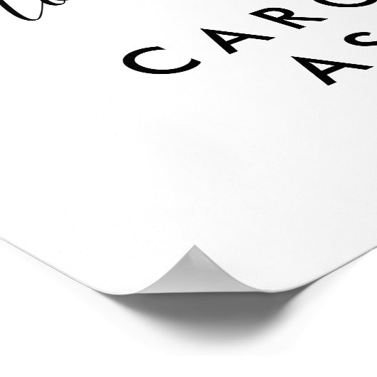 Blume | Maroon Welcome Wedding Poster (Ecke)