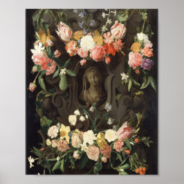 Blume Mary Sacred Art Poster