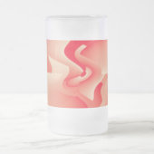 Blume Mattglas Bierglas (Mittel)