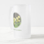 BLUME MATTGLAS BIERGLAS (Vorderseite Links)