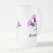 Blume Mattglas Bierglas (VorderseiteRechts)