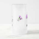 Blume Mattglas Bierglas (Mittel)