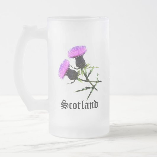 Blume Mattglas Bierglas (Links)