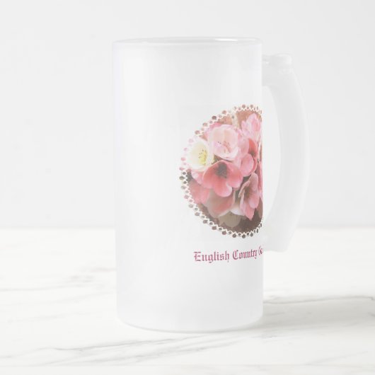 BLUME MATTGLAS BIERGLAS (VorderseiteRechts)