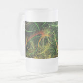 Blume Mattglas Bierglas (Vorderseite Links)