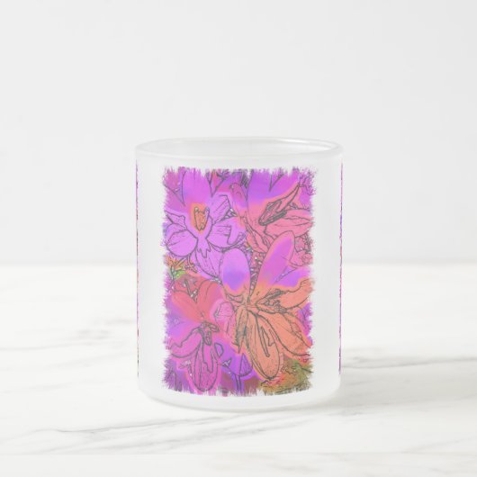 BLUME MATTGLASTASSE (Mittel)