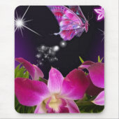 Blume Maus-Pad Mousepad (Vorne)