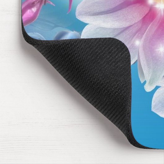 Blume Maus-Pad Mousepad (Ecke)