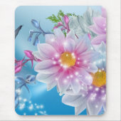 Blume Maus-Pad Mousepad (Vorne)