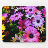 Blume Maus-Pad Mousepad (Vorne)
