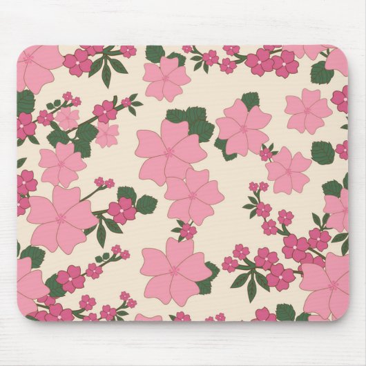 Blume-Mauspad Mousepad (Vorne)