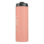 Blume May Hawthorn Modern Monogram Thermosbecher (Vorderseite)