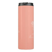 Blume May Hawthorn Modern Monogram Thermosbecher (Rückseite)