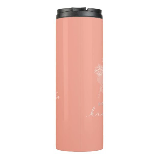 Blume May Hawthorn Modern Monogram Thermosbecher (Rückseite)