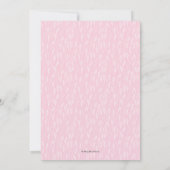 Blume Meadow Birthday Einladung (Rückseite)