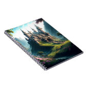 Blume Meadow Castle Spirale Notebook Notizblock (Rechte Seite)