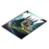 Blume Meadow Castle Spirale Notebook Notizblock (Linke Seite)