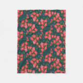 Blume Meadow Fleecedecke (Vorderseite)