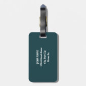 Blume Meadow Gepäckanhänger (Rückseite vertikal)