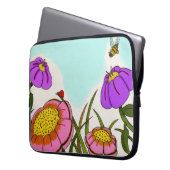 Blume Meadow Laptop Sleeve (Vorderseite Links)