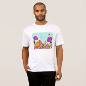 Blume Meadow Mens Performance T - Shirt (Vorne ganz)