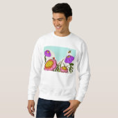 Blume Meadow Mens Sweatshirt (Vorne ganz)