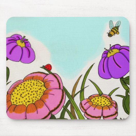 Blume Meadow Mousepad (Vorne)