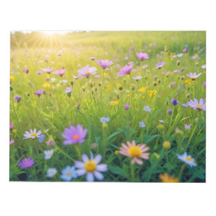 Blume Meadow Prairie Gebiet Ruhe Natursaison Notizblock