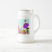 Blume Meadow Stein Bierglas (VorderseiteRechts)