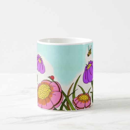 Blume Meadow Tasse (Mittel)