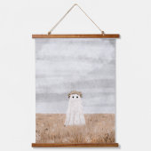 Blume Meadow Wandteppich Mit Holzrahmen (Vorderseite)