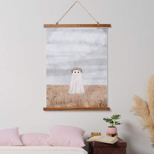 Blume Meadow Wandteppich Mit Holzrahmen (Schlafzimmer)