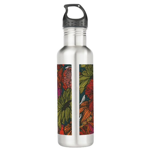 Blume Medley Edelstahlflasche (Rückseite)