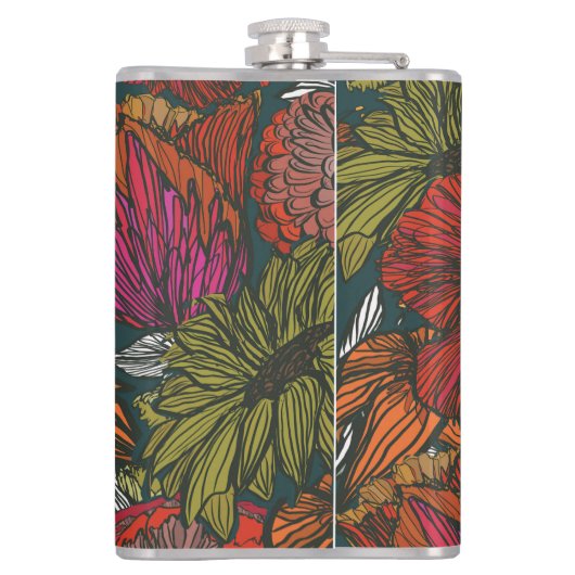 Blume Medley Flachmann (Rückseite)