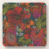 Blume Medley Getränkeuntersetzer (Vorderseite)