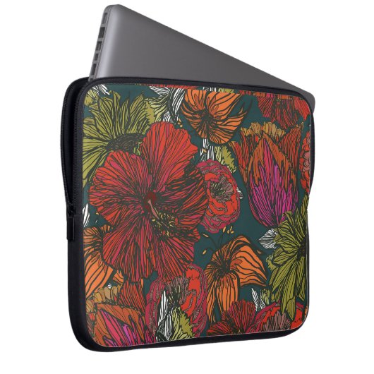 Blume Medley Laptopschutzhülle (Vorne Rechts)