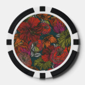 Blume Medley Pokerchips (Vorderseite)