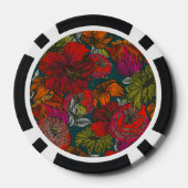 Blume Medley Pokerchips (Rückseite)