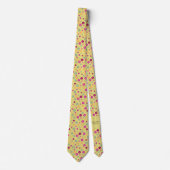 Blume - mehrfarbige Shades-Design Krawatte (Vorderseite)