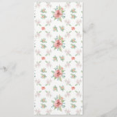 Blume Menükarte (Rückseite)