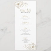 Blume Menükarte (Vorderseite)