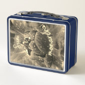 Blume Metall Brotdose (Rückseite)