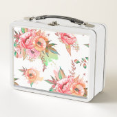 Blume Metall Brotdose (Vorderseite)